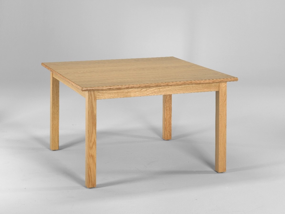 Straight Apron Table with Four Legs