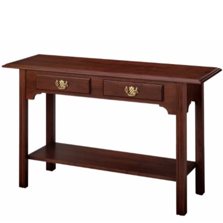 Chippendale: Sofa Table with Drawer & Shelf