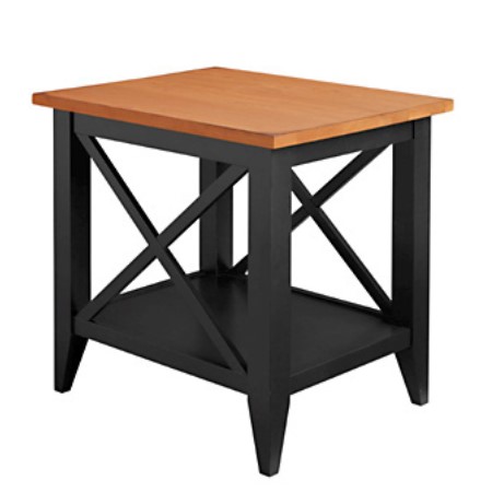 Monterey: Rectangular End Table with Shelf