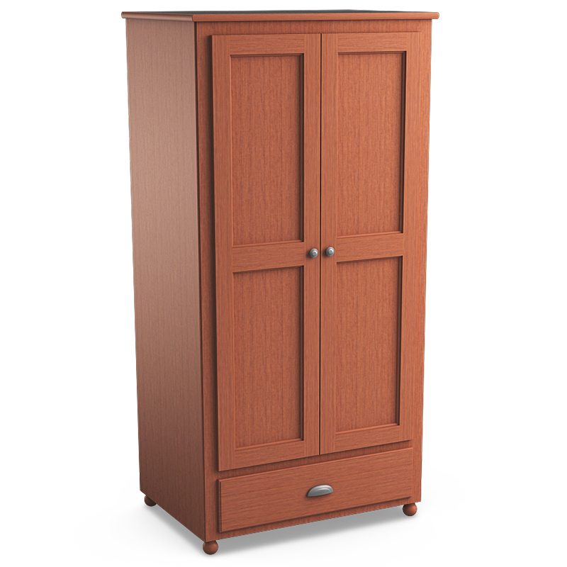 Aspen: Double Wardrobe with One Drawer