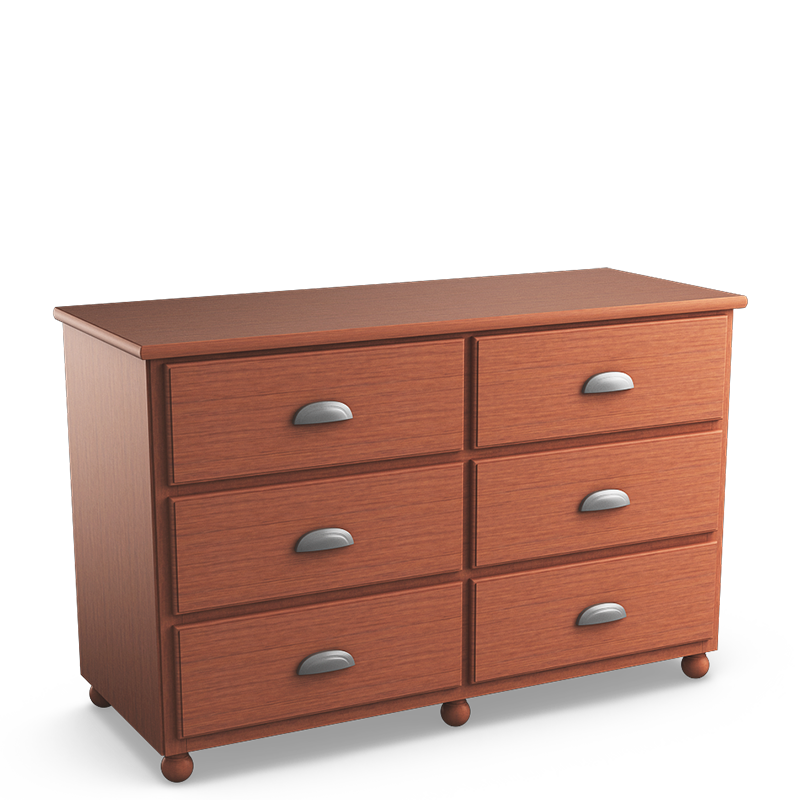 Aspen: Six Drawer Dresser