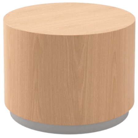 CYLINDER OCCASIONAL TABLE – WITH BASE