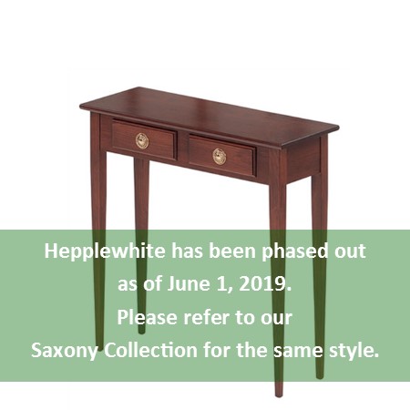 Hepplewhite: Hall Console Table with Drawers
