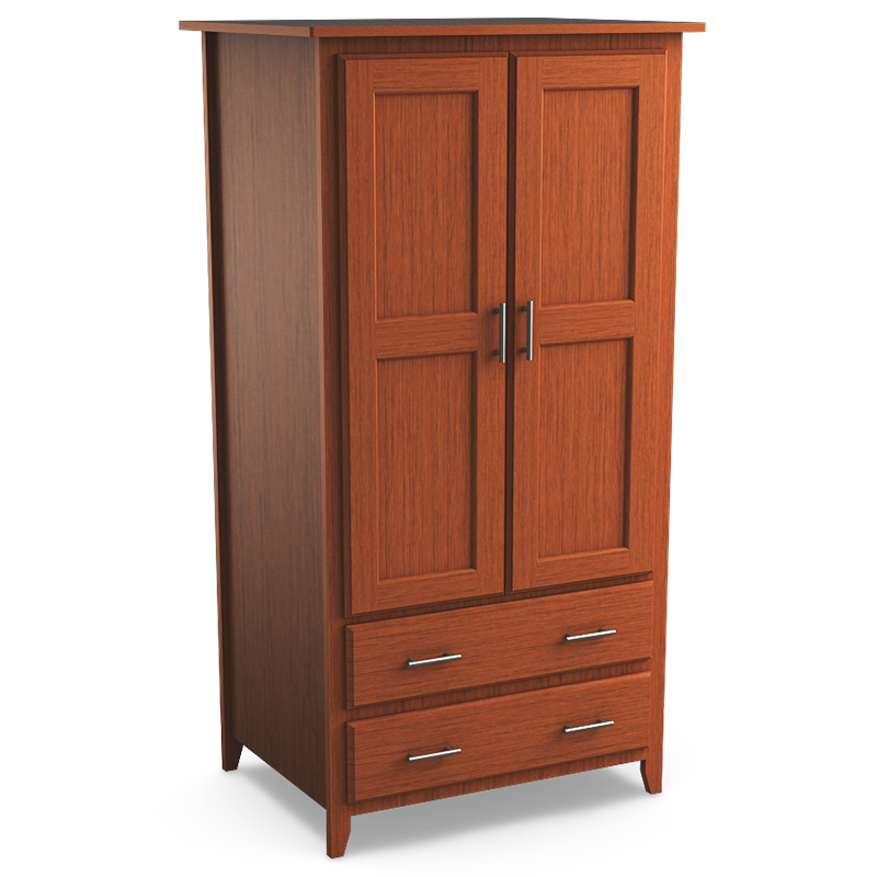 Kingston: Double Wardrobe with Two Drawers