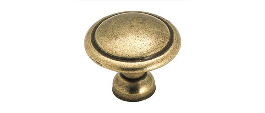 Light Antique Brass Knob #79B