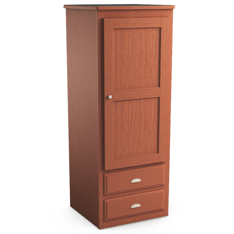 Oasis: Single Wardrobe with Two Drawers