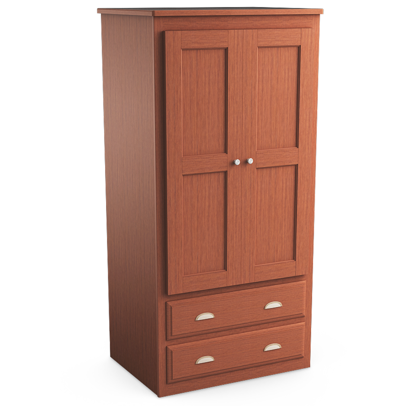 Oasis: Double Wardrobe with Two Drawers