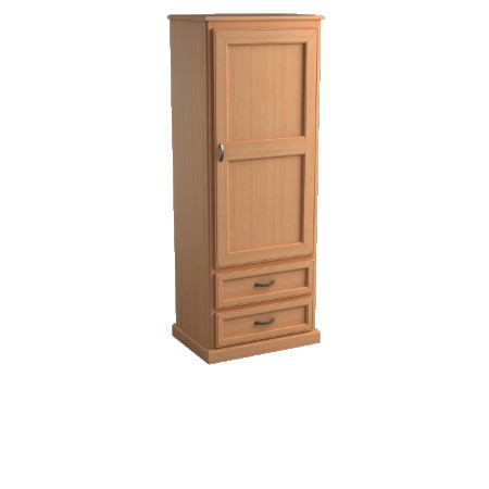 Brentwood: Single Wardrobe with Two Drawers