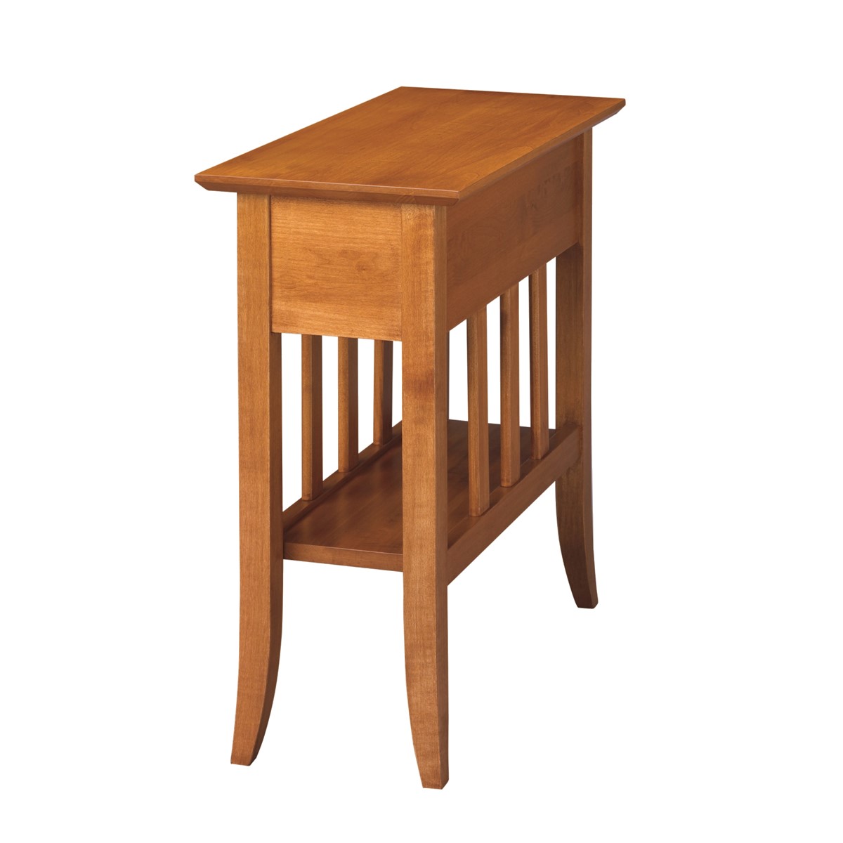 Passages: Chairside Table with Shelf