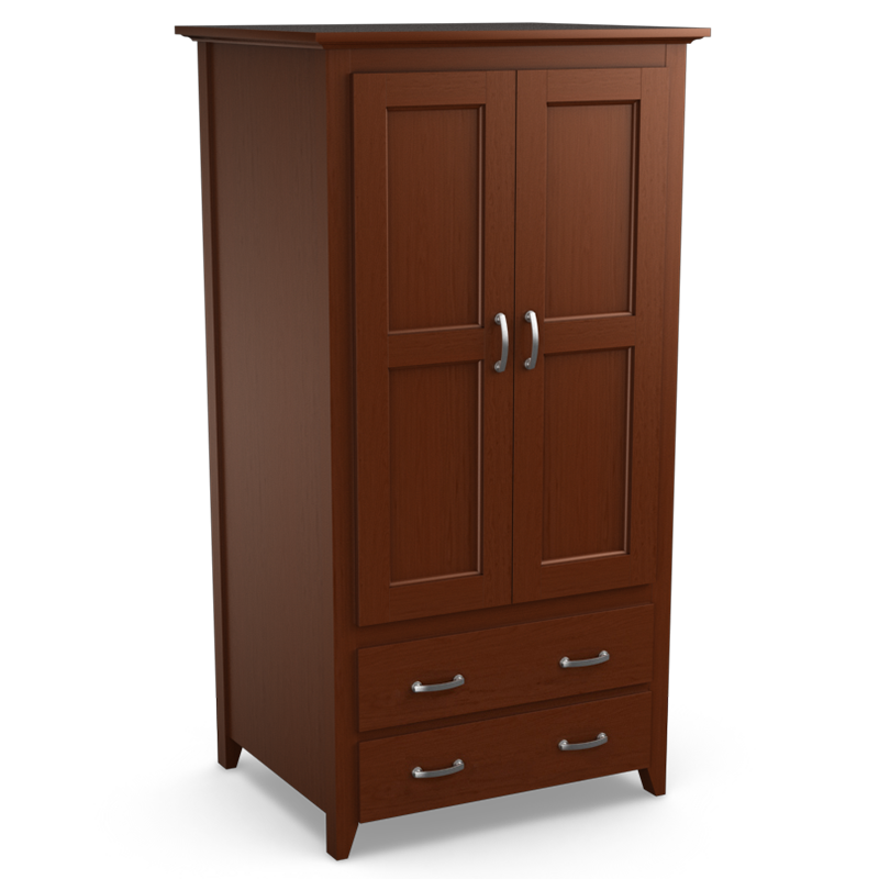 Passages: Double Wardrobe with Two Drawers
