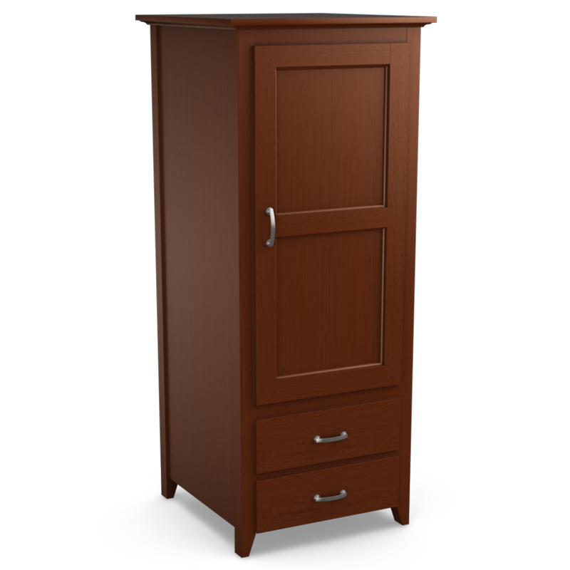 Passages: Single Wardrobe with Two Drawers