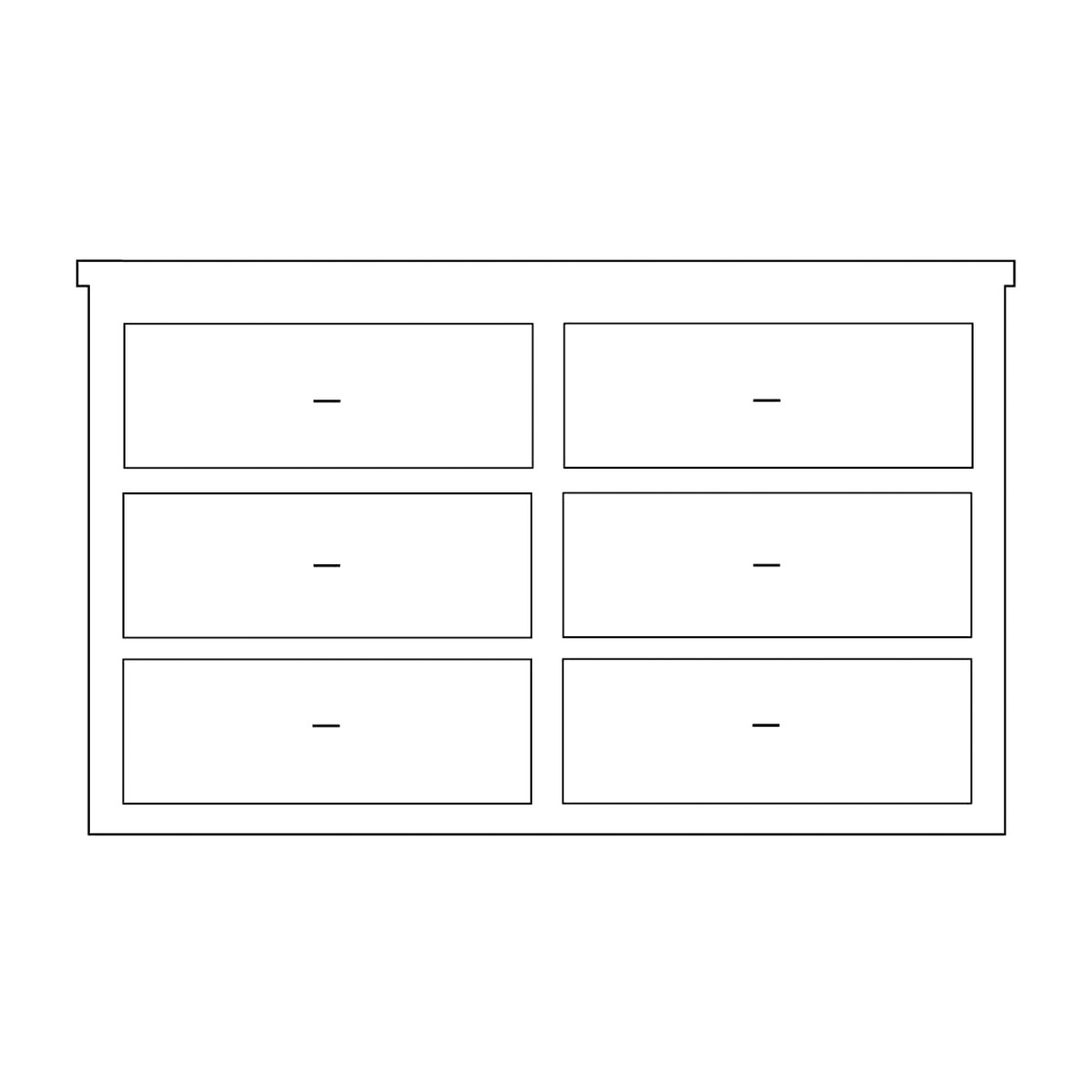 Somerset: Six Drawer Dresser