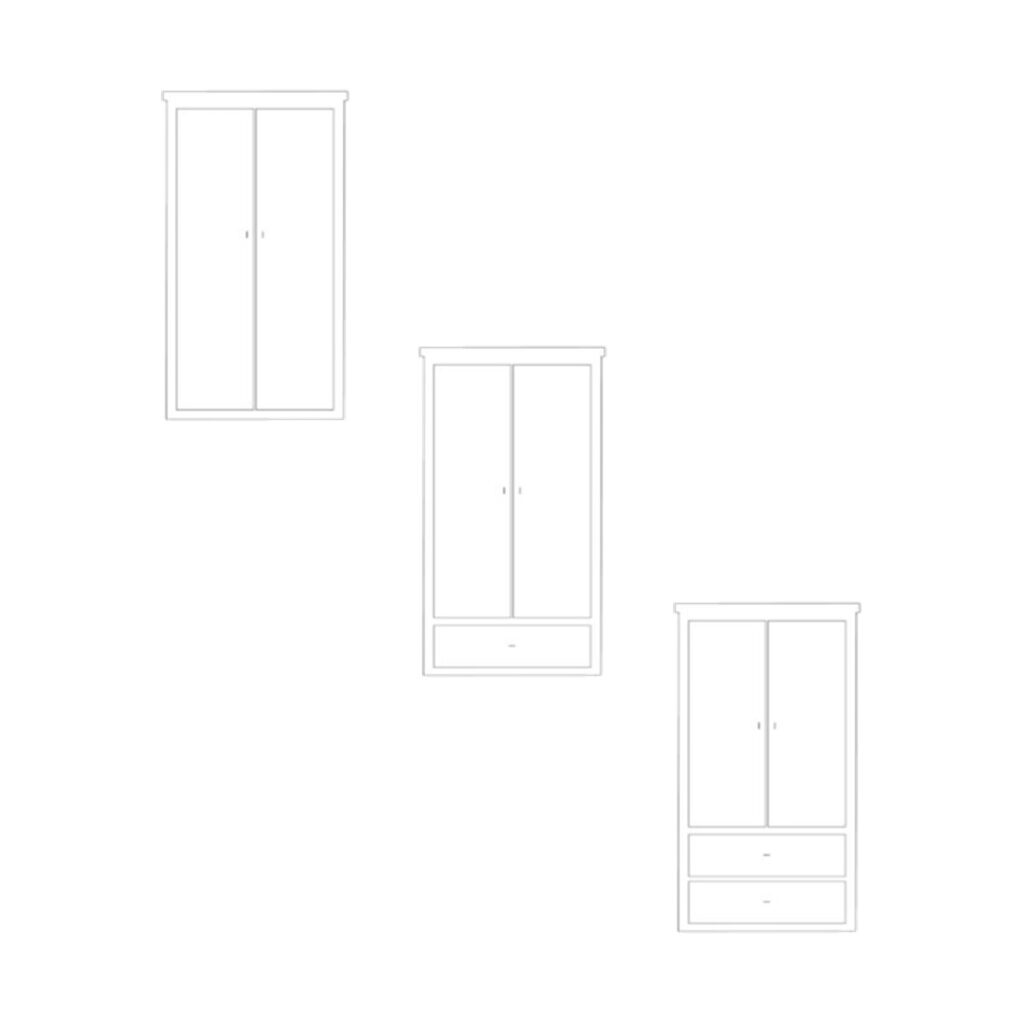 TYPICAL WARDROBE CONFIGURATIONS GPC Furniture