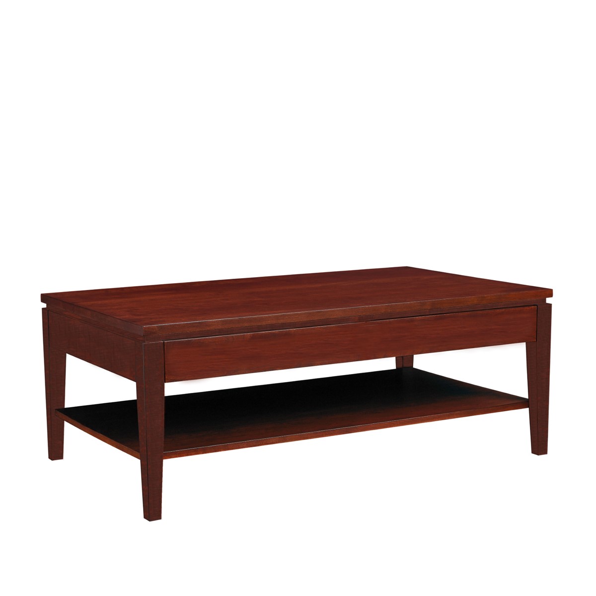 Urban Expressions: Rectangular Coffee Table with Shelf