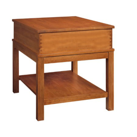 Wyndham: Rectangular End Table with Shelf
