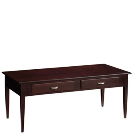 Saxony: Rectangular Coffee Table with Drawer